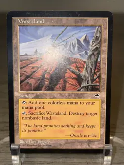MTG Wasteland Tempest 1997 Card Regular Magic The Gathering (B) 🔥 - Image 2