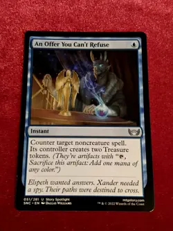 MTG - Streets of New Capenna #51 U : An Offer You Can't Refuse 🔥 Unplayed Mint+ - Image 1