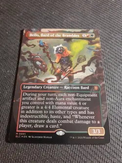 Bello, Bard of the Brambles - Foil Borderless - Commander Bloomburrow (MTG) - Image 1