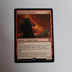 Magic The Gathering Generous Plunderer Big Score Mythic Red Creature EN M0011 - Image 1