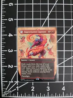 Improvisation Capstone SOS 0294 Extended Art MTG Secrets Of Strixhaven NM/M - Image 1