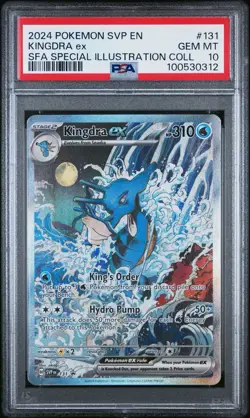 Pokemon Kingdra ex 131 Scarlet & Violet Promo PSA 10 - Image 1
