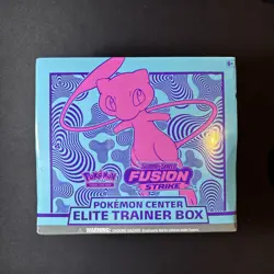 Fusion Strike Pokemon Center ETB Elite Trainer Box Brand New Sealed (Small Tear) - Image 1