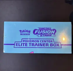 Fusion Strike Pokemon Center ETB Elite Trainer Box Brand New Sealed (Small Tear) - Image 5