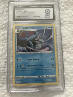 World Record Pokemon TCG Tentacruel 1of 1 Evolving Skies 2021 - Image 1