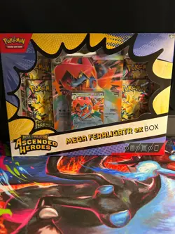 Pokemon TCG Ascended Heroes Mega Feraligatr EX Box Sealed New - Image 1