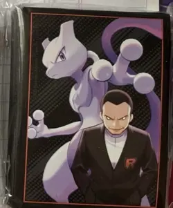 Pokemon TCG ETB Card Deck Sleeves - Destined Rivals (65 count) Team Rocket NEW - Image 1