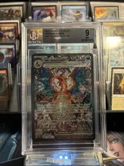 2023 Charizard EX SIR 223/197 Scarlet & Violet Obsidian Flames BGS 9 MINT - Image 1