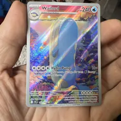 Pokemon TCG Wailord Special Illustration Rare Card Journey Together 162/159 - Image 1