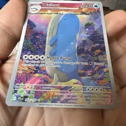 Pokemon TCG Wailord Special Illustration Rare Card Journey Together 162/159 - Image 2