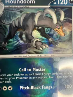 Houndoom (Master Ball Pattern) 063/131 SV: Prismatic Evolutions Pokemon Tcg - Image 3