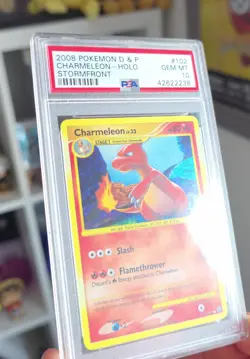 POP 34 Charmeleon 102/100 Stormfront Holo Pokemon 2008 PSA 10 - Image 2