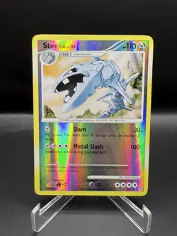 Pokemon Steelix 38/130 Reverse Holo Diamond and Pearl Rare LP - Image 1