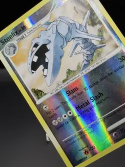 Pokemon Steelix 38/130 Reverse Holo Diamond and Pearl Rare LP - Image 5