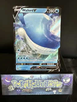 Pokemon Card Wailord V 013/073 Champions Path Holo Ultra Rare NM - Image 1