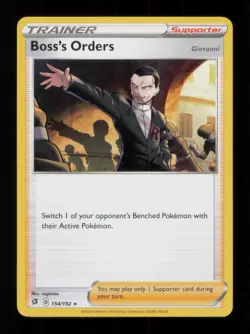BOSS'S ORDERS RARE 154/192 LP POKEMON - Image 1