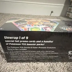 Pokemon TCG Scarlet & Violet Prismatic Evolutions Surprise Box Eevee Promo 2024 - Image 4