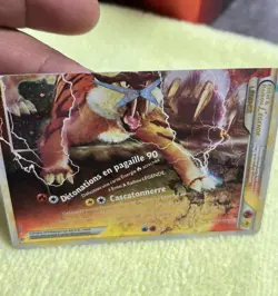 Entei & Raikou Legend bottom 91/95 Unleashed Holo LP Pokemon TCG French rare - Image 2