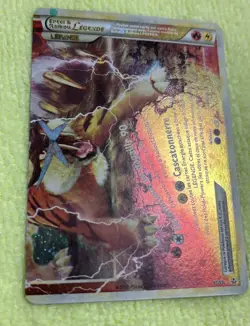 Entei & Raikou Legend bottom 91/95 Unleashed Holo LP Pokemon TCG French rare - Image 3