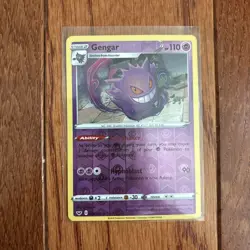 2020 Pokemon Gengar Reverse Holo 085/202 Sword & Shield - Image 1