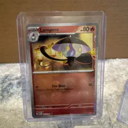Lampent 017/086 White Flare - Master Ball Holo English Pokemon Card - NM/Mint - Image 1