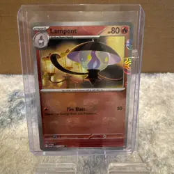 Lampent 017/086 White Flare - Master Ball Holo English Pokemon Card - NM/Mint - Image 3