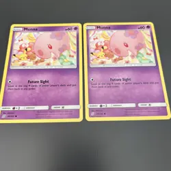 Pokemon TCG - 2x Munna 88/236 - Unified Minds - Common - LP/NM - Image 2