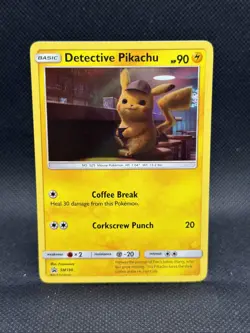 Pokemon TCG Detective Pikachu SM190 Sun And Moon Promo - Image 1