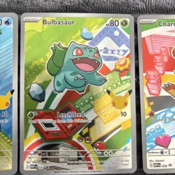 Pokemon First Partner Illustration Bulbasaur Charmander Squirtle Kanto Gen 1 Set - Image 4