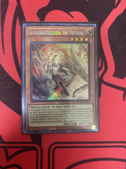 YuGiOh Incredible Ecclesia the Virtuous BODE-EN007 Secret Rare 1st Ed NM Yugioh - Image 1