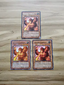 Yu-Gi-Oh! - Berserk Gorilla 3x - Rare - Full Playset - IOC-013 - Image 2
