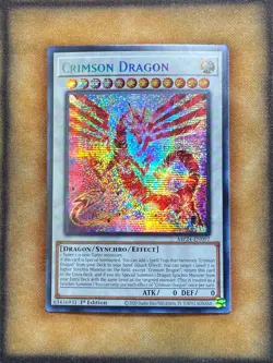 Yugioh Crimson Dragon MP24-EN097 Secret Rare 1st Ed NM - Image 1