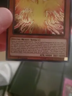 The Winged Dragon of Ra - Immortal Phoenix DUPO-EN046 Yu-Gi-Oh 1st Edition NM - Image 4