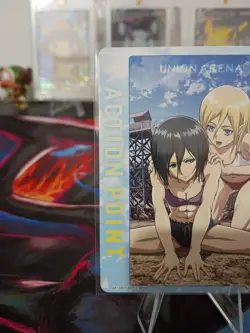 Union Arena Attack On Titan Action Point Card Mikasa(ENG) UE10BT-AOT-1-AP02 - Image 2