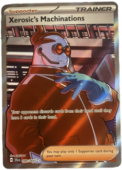 Xerosic's Machinations 089/064Shrouded Fable Holo Pokemon Card Ultra Rare NM - Image 1