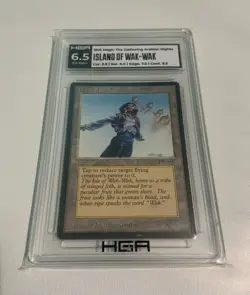 Magic: The Gathering - Island Of Wak-Wak - Arabian Nights - Grade 6.5 HGA EX-NM+ - Image 2