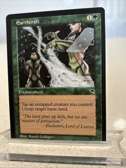 MTG Earthcraft Tempest (Magic The Gathering) Vintage 1997 LP - - Image 1