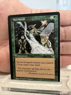 MTG Earthcraft Tempest (Magic The Gathering) Vintage 1997 LP - - Image 2