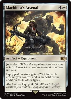 x4 Machinist's Arsenal FIN Final Fantasy MTG 23 M/NM 4x - Image 1