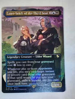 Emet-Selch of the Third Seat (Borderless) 0473 Final Fantasy NM *CHOCOBO FOIL* - Image 1