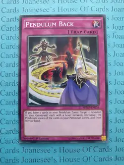 SDMP-EN036 Pendulum Back Yu-Gi-Oh Card 1st Edition New - Image 1