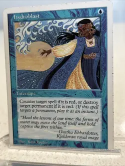 Magic The Gathering - 1x Hydroblast - Fifth Edition - LP - MTG - Image 1