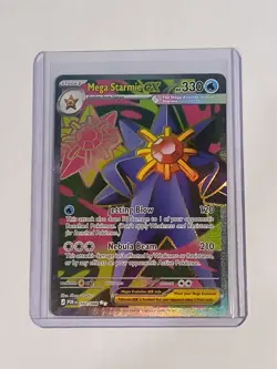 Mega Starmie EX 102/088 Full Art Ultra Rare Pokemon TCG: Perfect Order - Image 1