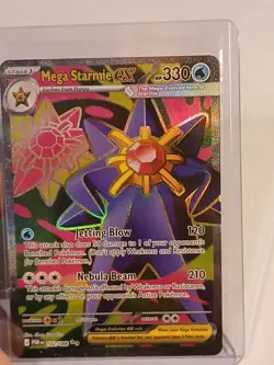Mega Starmie EX 102/088 Full Art Ultra Rare Pokemon TCG: Perfect Order - Image 3