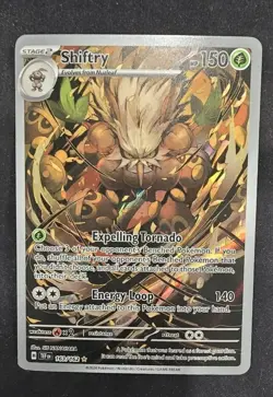 🔥Pokemon TCG Shiftry 163/162 Sv05: Temporal Forces Illustration Holo M/NM!🔥 - Image 1
