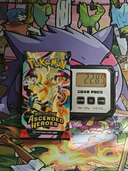🎊HEAVY! 22.89g 🌟🌟🌟Pokemon TCG Ascended Heroes🌟🌟Booster Pack (SEALED)🍀 - Image 1