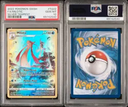 2022 Pokemon SWSH Silver Tempest Milotic Trainer Gallery Holo #TG02/TG30 PSA 10 - Image 1