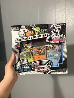 Pokemon SPANISH Black Bolt And White Flare Unova Poster Collection Box - Image 1