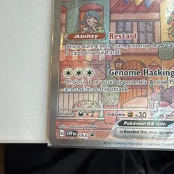 Pokemon Mew ex SVP 053 Scarlet & Violet Promo Full Art Black Star Holo 180HP - Image 5