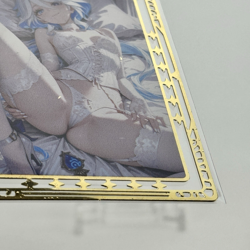 Goddess Story: Furina Non Serial Metal Anime Waifu Trading Card - Damage - Image 3